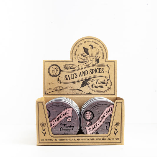 BLACK GARLIC SALT TRAVEL TIN